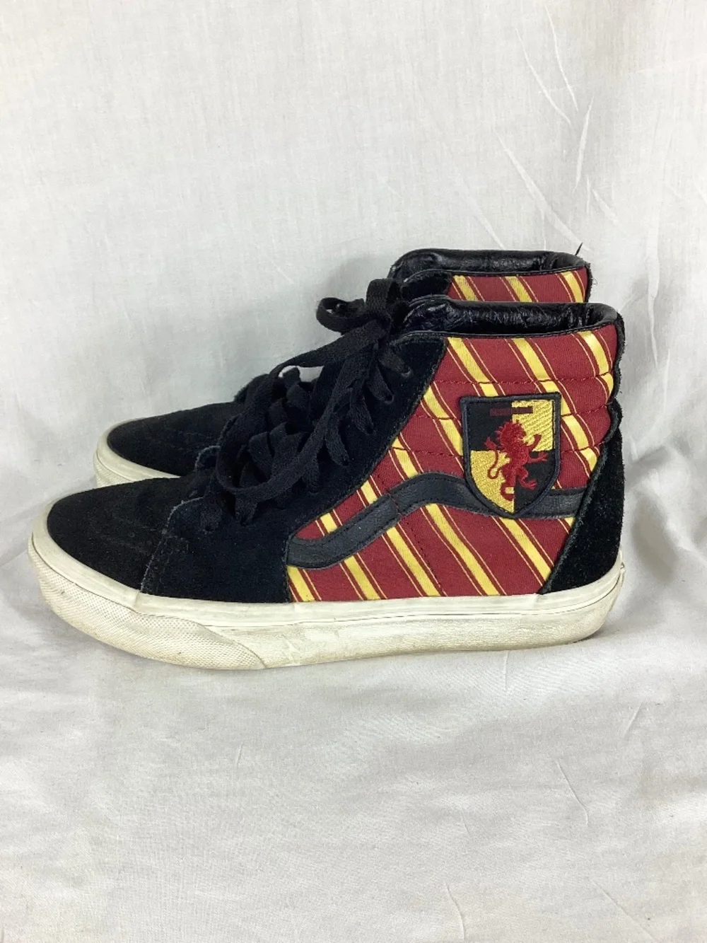 Vans Harry Potter Unisex Suede Shoes Mens Size 4 Womens 5.5 Hightop Black Red